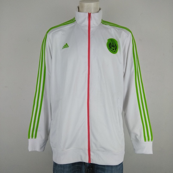 mexico white track jacket